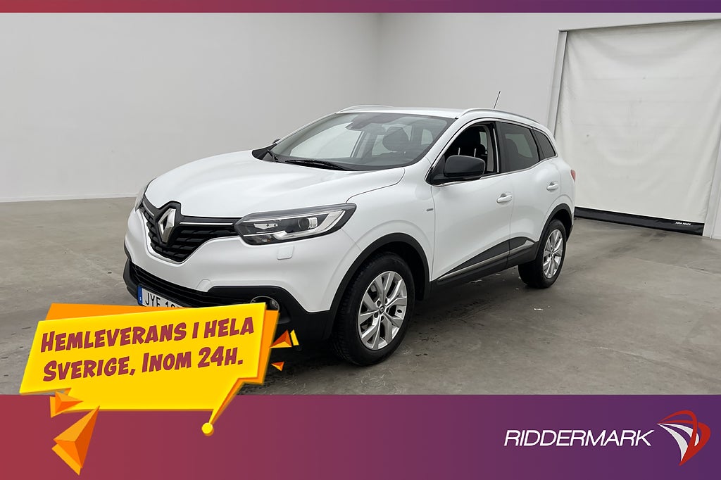 Renault Kadjar 1.2 TCe 130hk LIMITED Kamera Navi Keyless