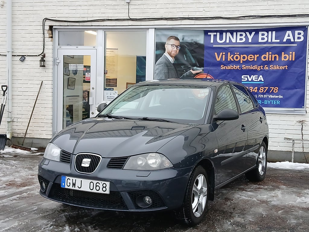 Seat Ibiza 5-dörrar 1.4 Låg Mil/Kambyt/Besiktad/Nyservad/AUX