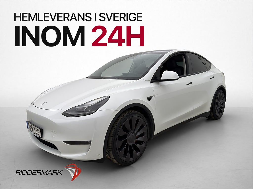 Tesla Model Y Performance AWD Drag AP Värmepump Autopilot
