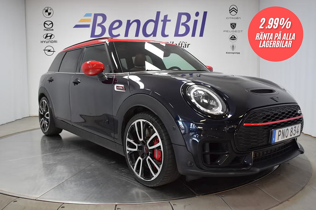 MINI John Cooper Works ALL4 Clubman JCW | Pano | Adaptiv farth | 2.99% RÄNTA