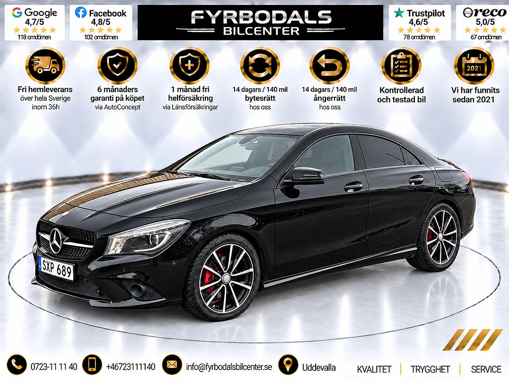 Mercedes-Benz CLA220 220 CDI 170hk Automat Urban Line Kamera 1224kr/månaden