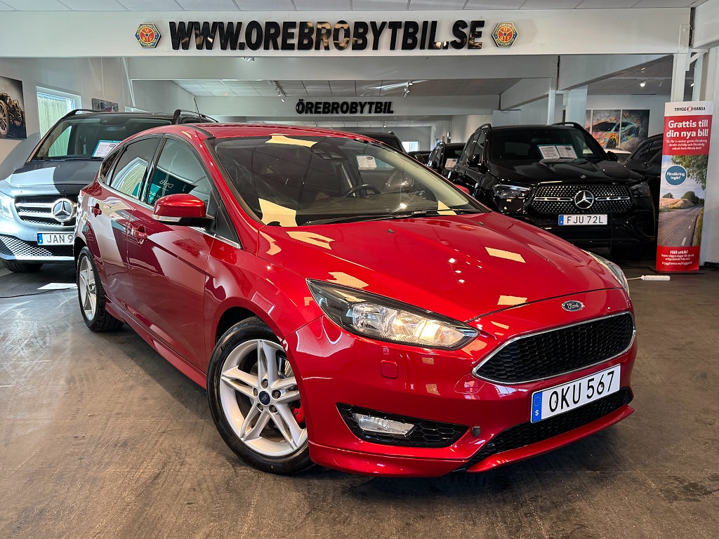 Ford Focus 1.5 EcoBoost Aut Titanium Drag M-Värmare B-kamera 150hk