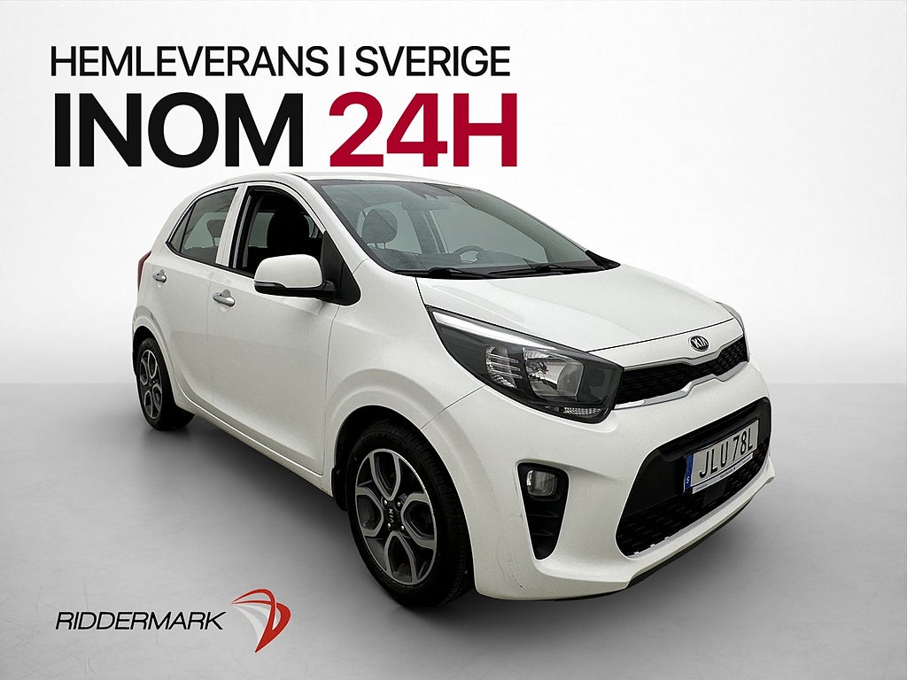 Kia Picanto 1.0 MPI 67hk Advance Kamera Rattvärme CarPlay