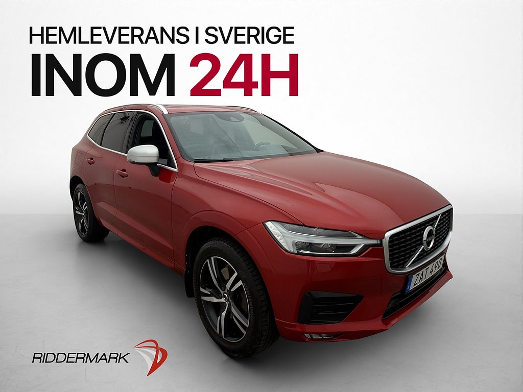 Volvo XC60 D5 AWD R-Design Panorama Kamera HUD Navi Dragkrok