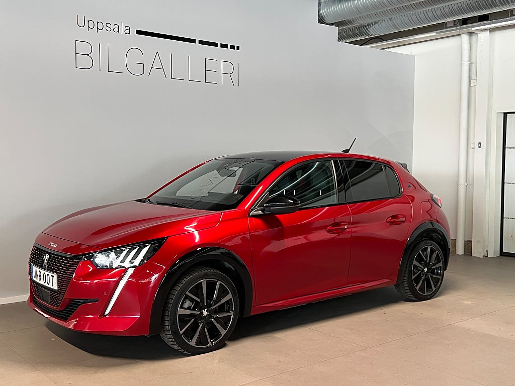 Peugeot E-208 Lågmil - 36 mils räckvid, GPS touch skärm GT-paket