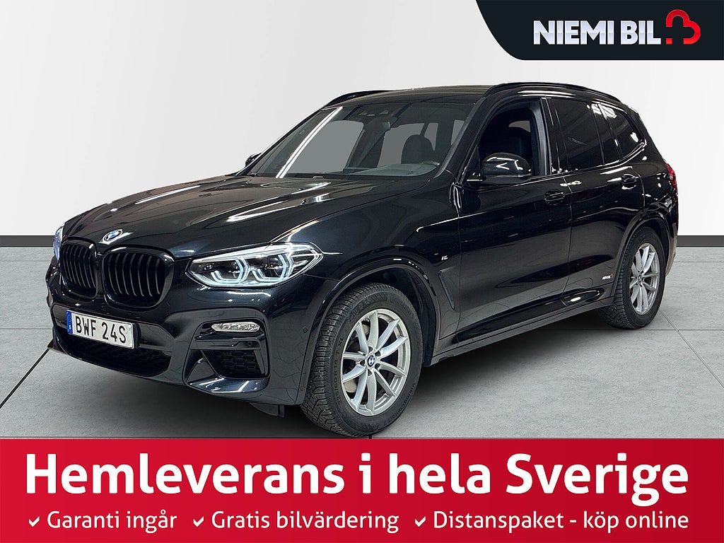 BMW X3 xDrive20d M Sport Drag Dvärm kamera Navi Rattvärm S&V
