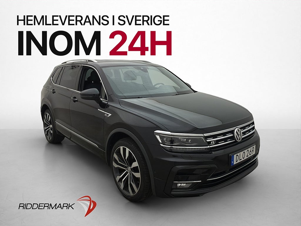 Volkswagen Tiguan Allspace 7-sits GT R-Line Drag Kamera Värm