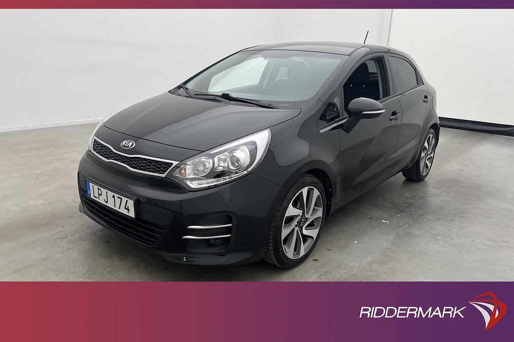 Kia Rio 1.2 84hk Advance En-Brukare Värmare Kamera Navi BT