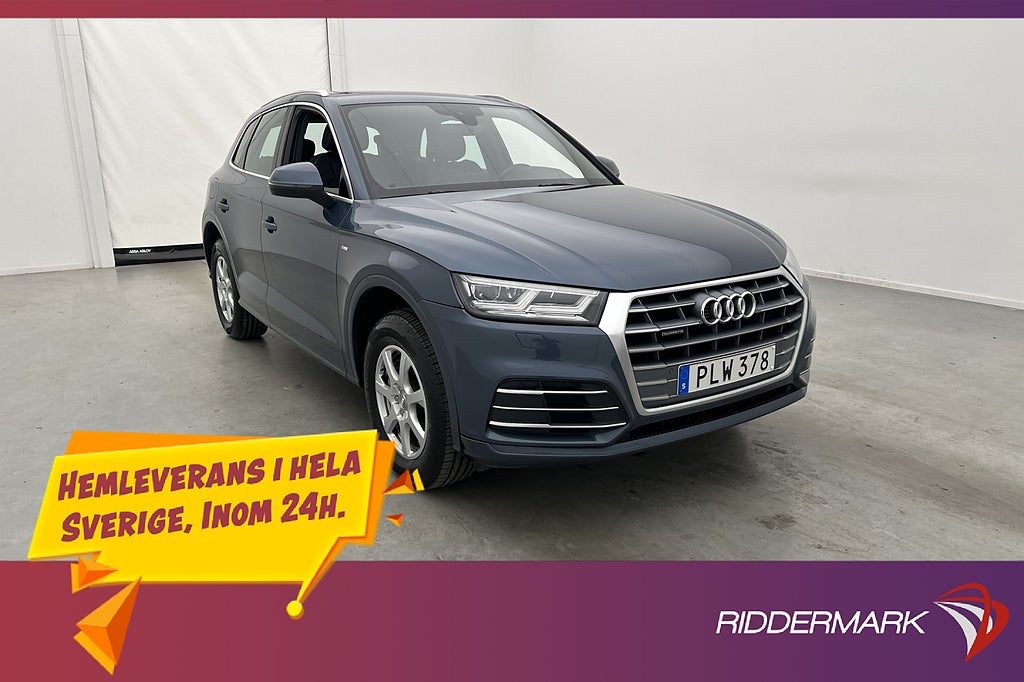 Audi Q5 2.0 TDI Q S-Line Pano B&O Cockpit Navi Halvskinn