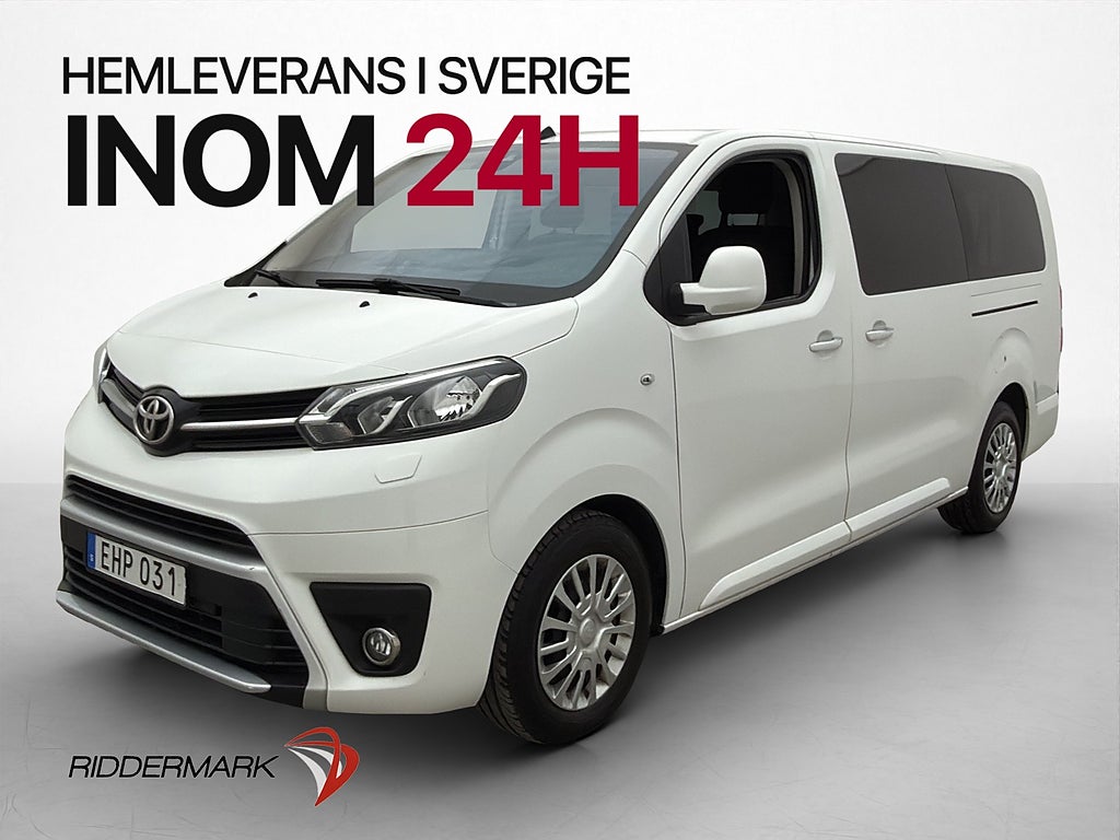 Toyota Proace Verso Extra-Lång D-Värm CARPLAY PDC HUD 9-Sits