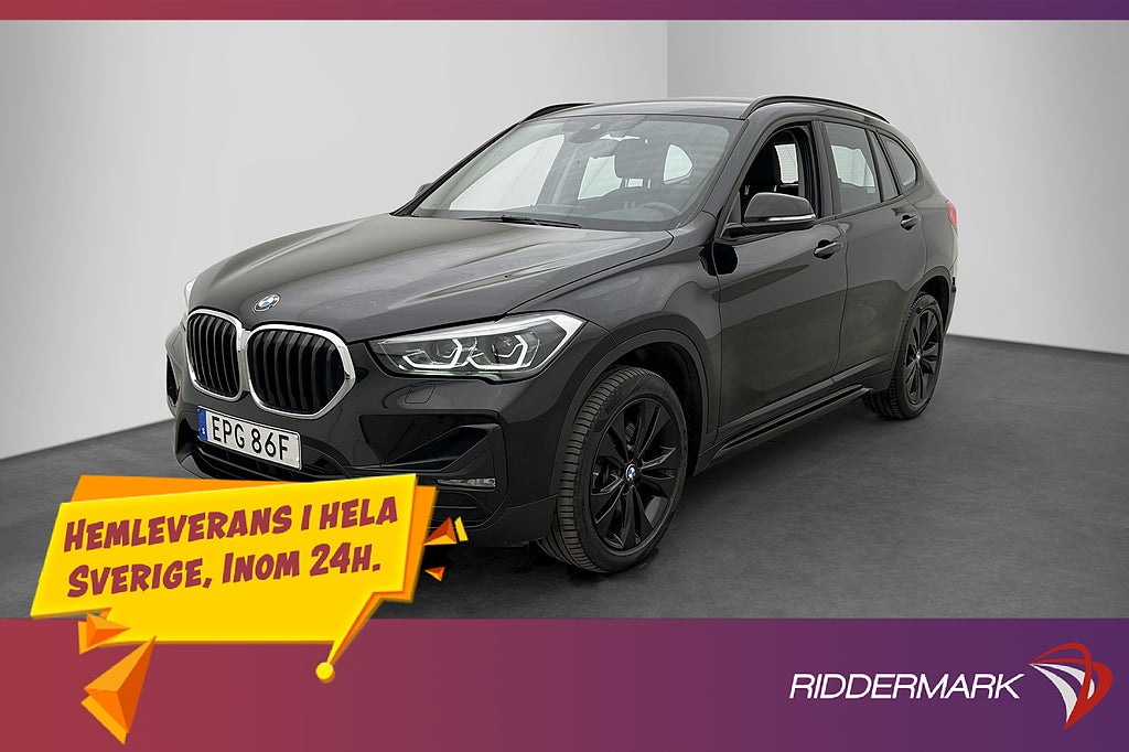 BMW X1 xDrive20d Sport Line Navi HUD Sensorer Halvskinn Drag