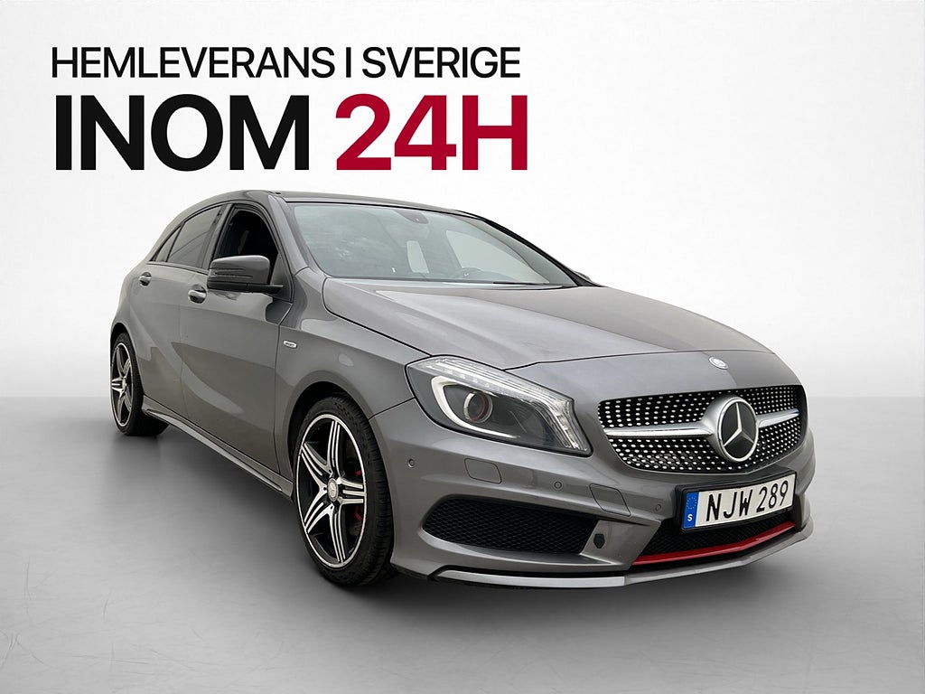 Mercedes-Benz A 250 AMG Pano Kamera Värmare P-Sensorer