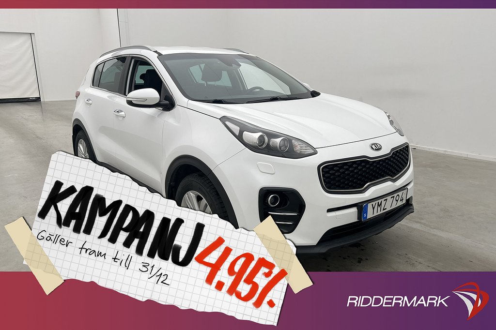 Kia Sportage 1.6 132hk Advance Navi Sensorer 4,95% Ränta