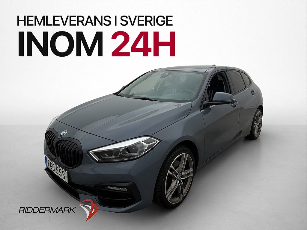 BMW 118 i 140hk Sport line Halvskinn Farthållare Rattvärme