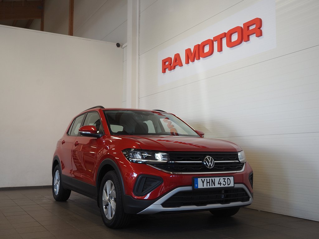 Volkswagen T-CROSS 1.0 TSI 115hk Life Dragkrok P-Sensorer 2024