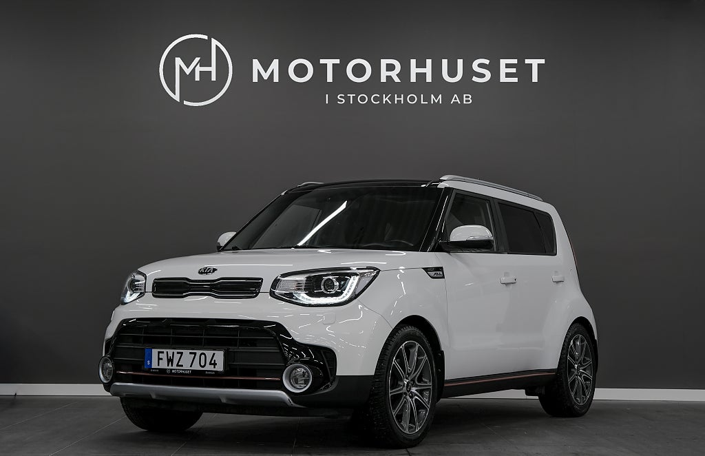 Kia Soul 1.6 GDI DCT Euro 6 Keylees B-kamera Pano Rattvärme Navi