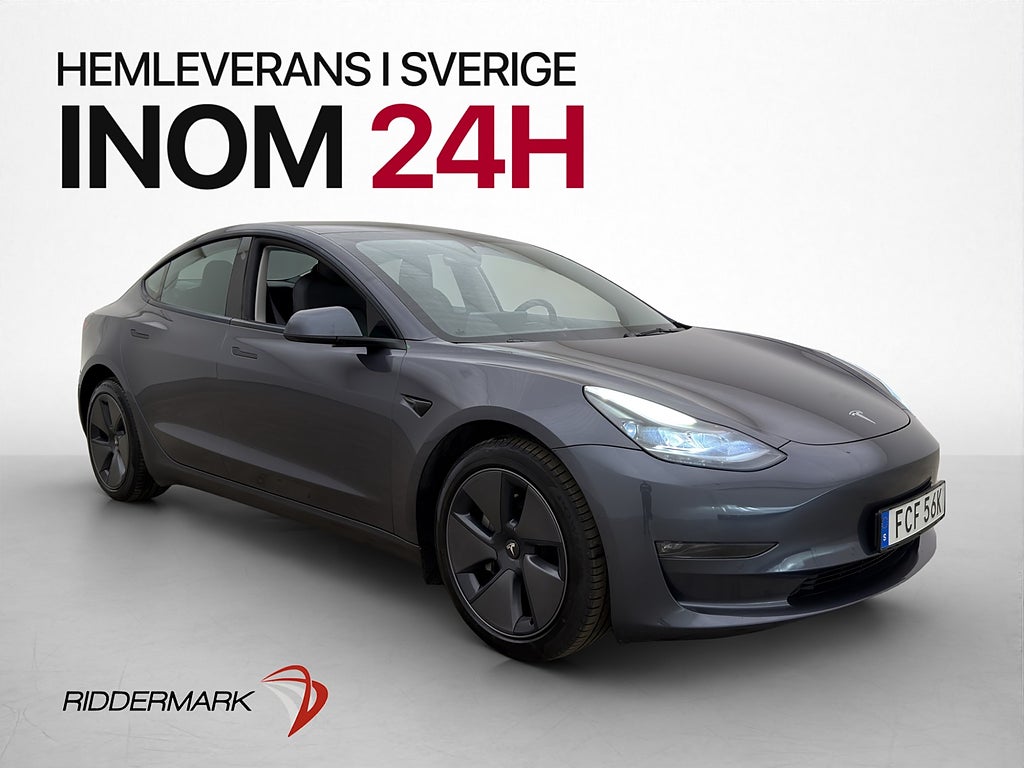 Tesla Model 3 Long Range AWD 1 Brukare Pano Skinn Kamera AP