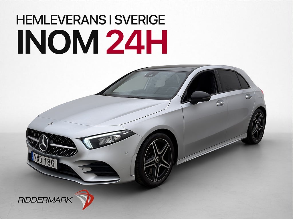 Mercedes-Benz A 250 224hk AMG Burmester Pano Wide B-Kamera