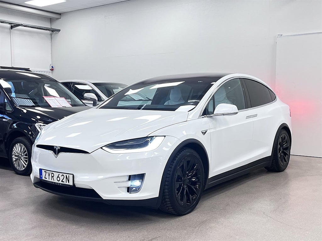 Tesla Model X 100 LONG RANGE AWD 7-SITS 1-ÄGARE MOMS PANORAMA DRAG