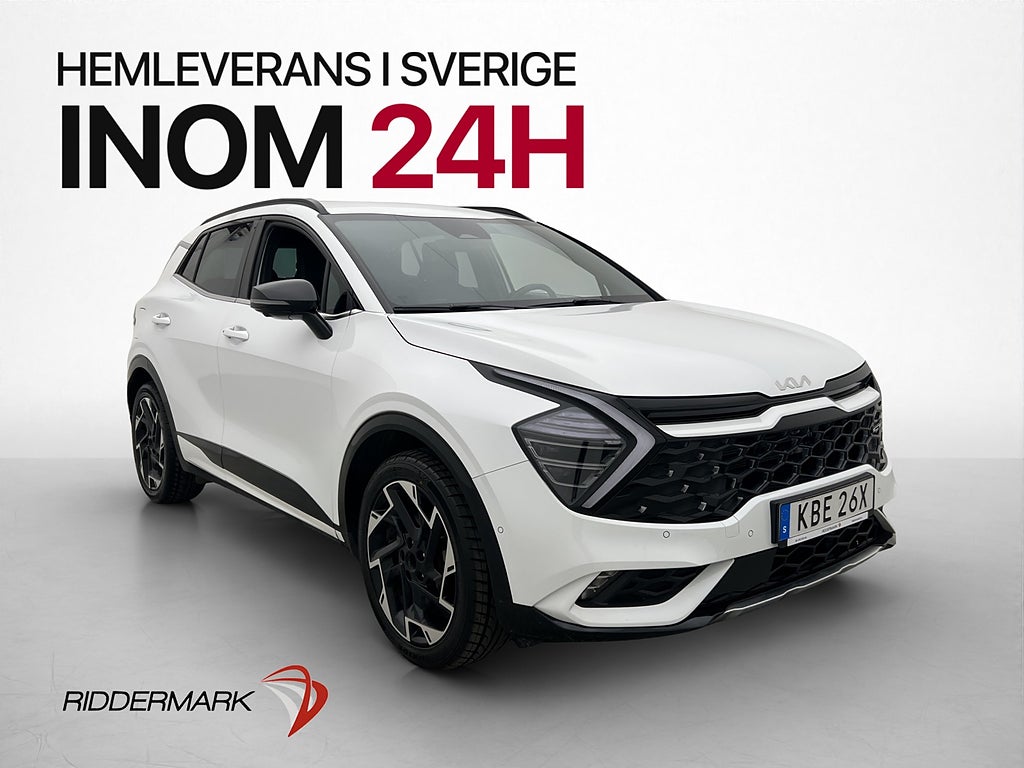 Kia Sportage PHEV AWD 265hk GT-Line H/K 360° Skinn Navi