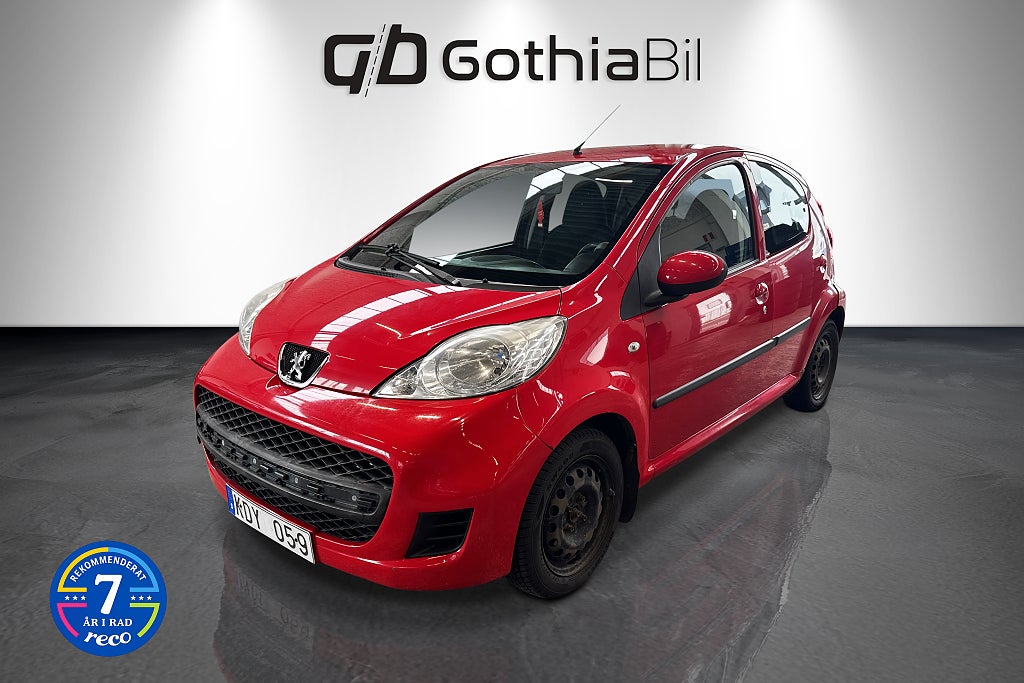 Peugeot 107 5-dörrar 1.0 Nybesiktad Motorvärmare 