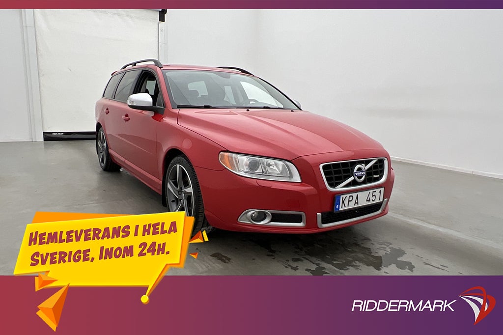 Volvo V70 D5 AWD R-Design D-Värmare P-Sensorer Skinn Drag