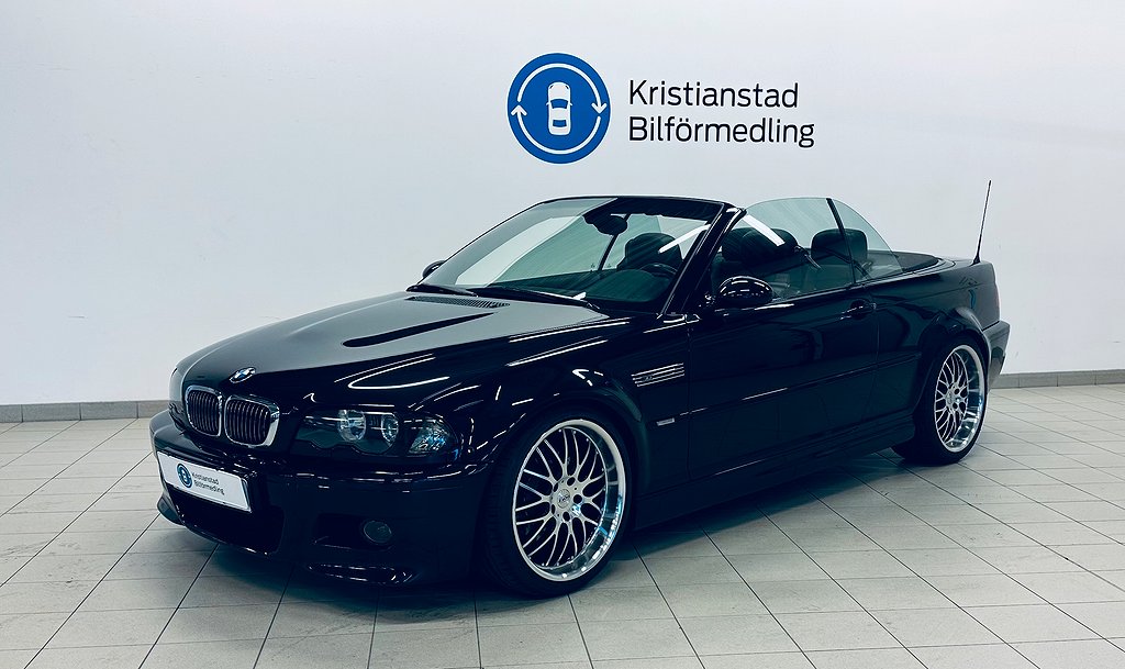 BMW M3 Cab, Carbonsvart, Harman/Kardon, Elstol Minne