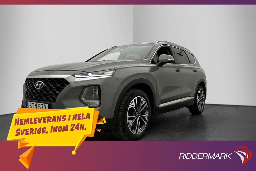 Hyundai Santa Fe 2.2 CRDi 4WD Premium 7-Sits Drag Skinn 360°