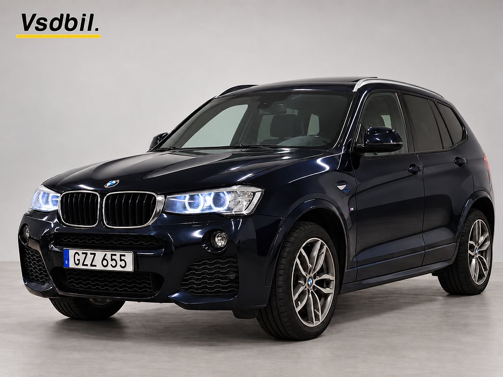 BMW X3 xDrive20d M SPORT AUT/PADDLAR PANORAMA DRAG VÄRMARE PDC