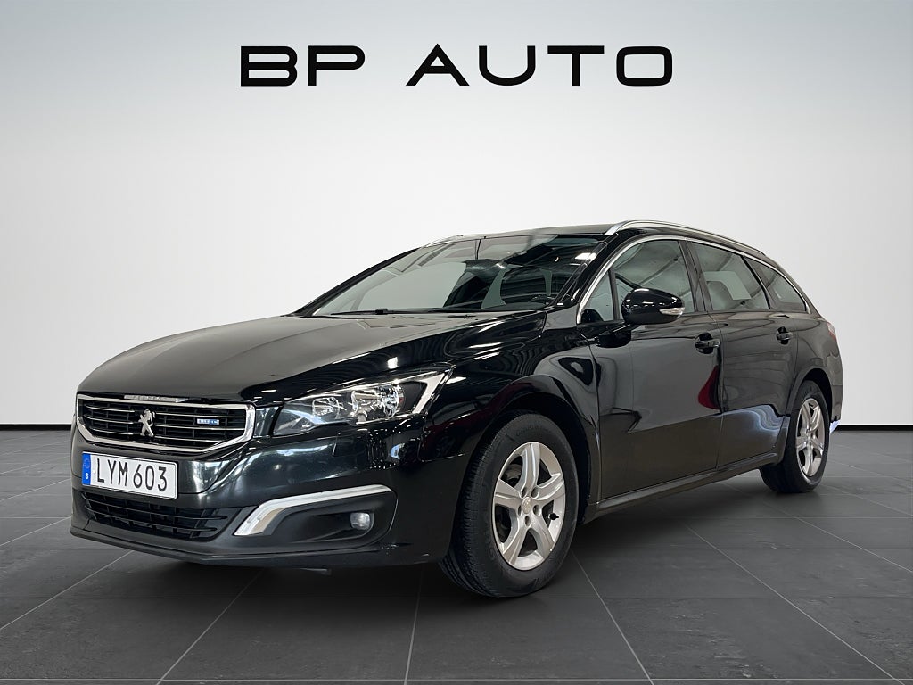 Peugeot 508 SW 1.6 BlueHDi 120 8v EAT Nyservad Sensorer Bluetooth