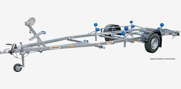 Neptun 1350 kg 80 km/h Bromsad båttrailer - Ny 