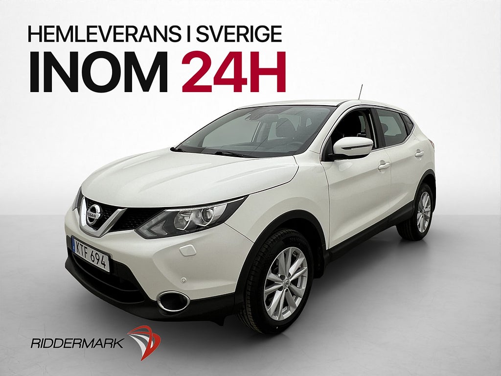 Nissan Qashqai 1.6 dCi 130hk Acenta Kamera Navi Farthållare
