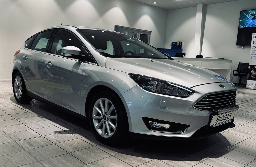 Ford Focus 1.0 EcoBoost Titanium BIOGAS, Dragkrok