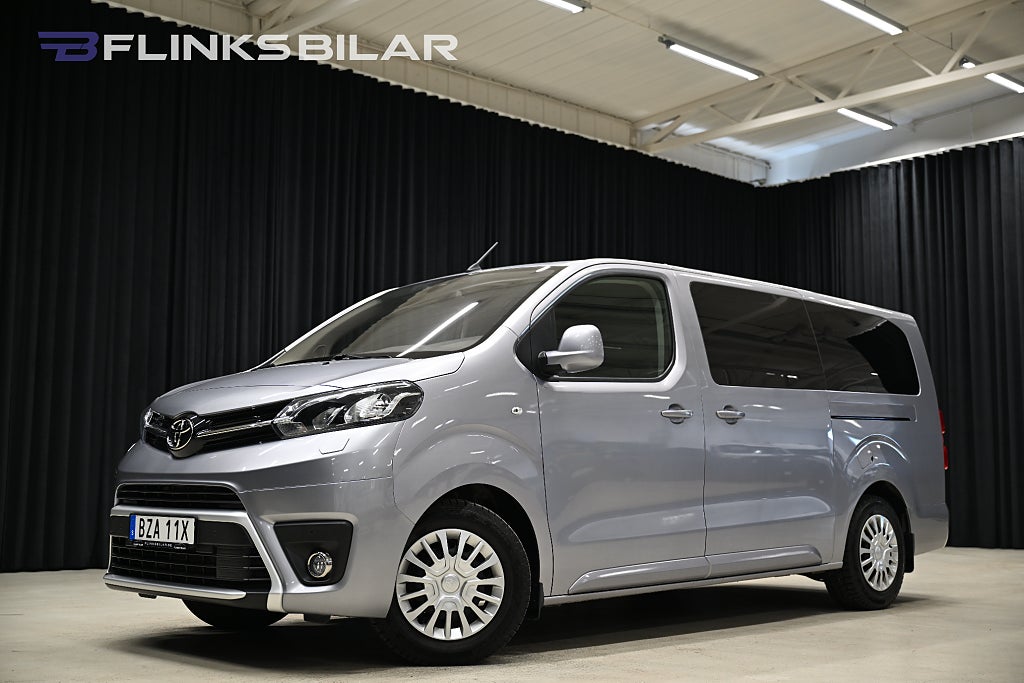 Toyota Proace Verso 2.0 D-4D 144HK Lång|9-Sits|Automat|Dubbeldörr|Lågmil