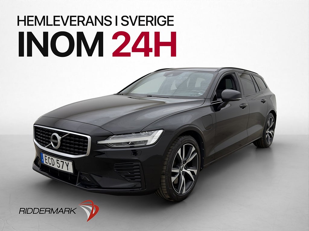 Volvo V60 T8 392hk AWD R-Design Värm Pano Orrefors Kamera