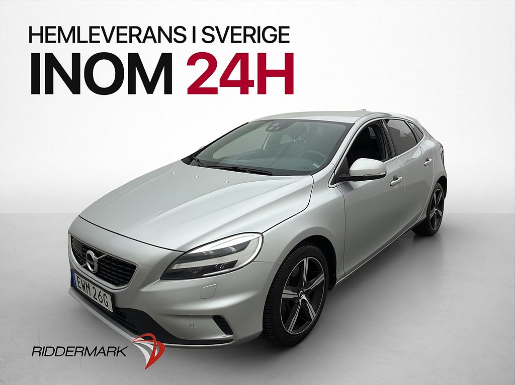 Volvo V40 D3 150hk R-Design B-Kamera Navi D-Värm Halvskinn