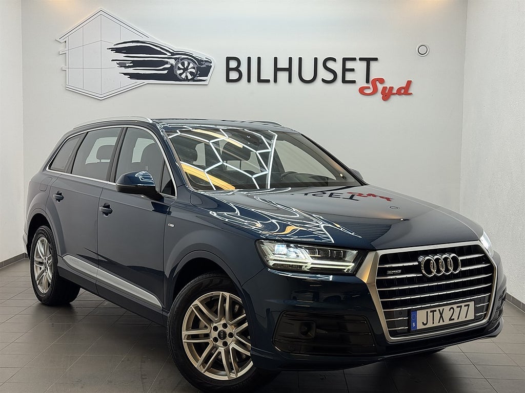 Audi Q7 3.0 TDI quattro 272hk S-Line 7sits Värmare/HUD/Navi/Bkamera/Cock