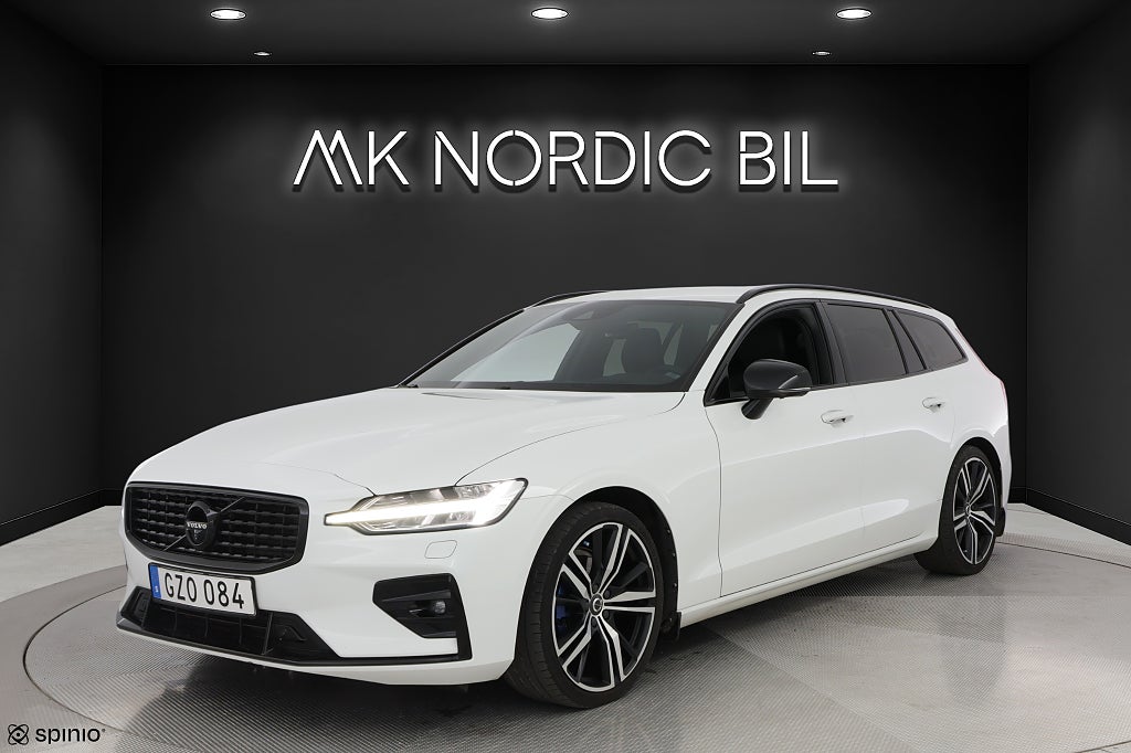 Volvo V60 D4 AWD R-Design Värmare 360 kam HUD El-Stol Läder