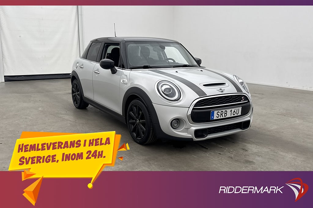 MINI Cooper S 5-dörrars 178hk Pepper Cockpit P-Sensorer