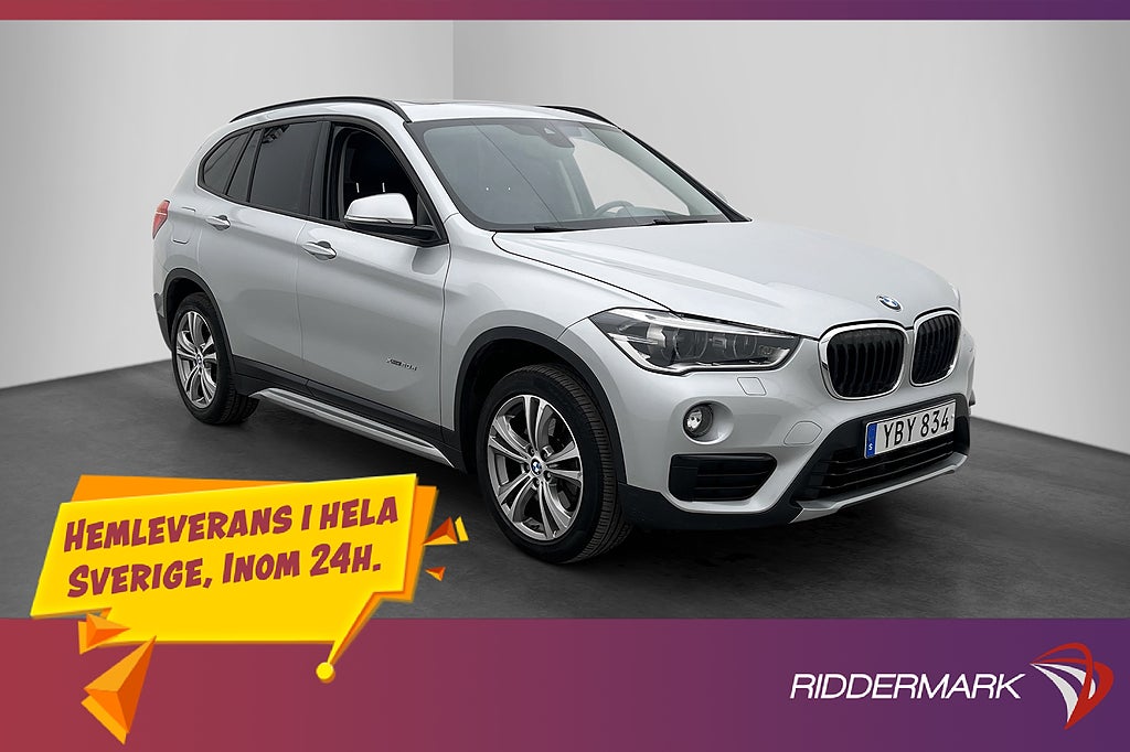 BMW X1 xDrive20d Sport line Pano Kamera Skinn Keyless Drag