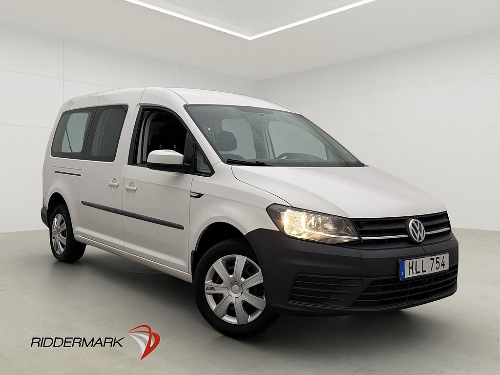 Volkswagen Caddy Maxi Life M/K-Värm Drag 5-Sits Farthållare