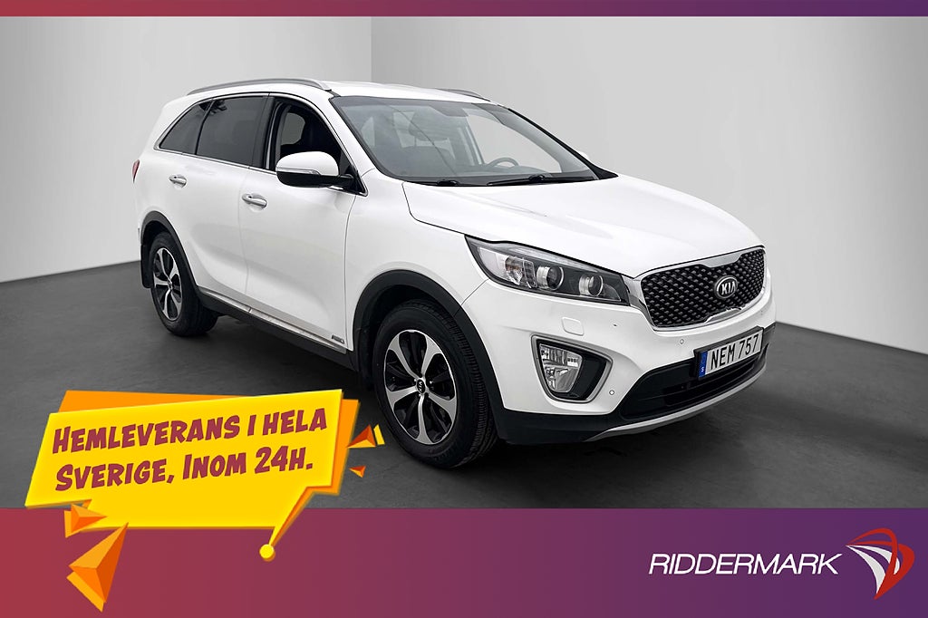 Kia Sorento CRDi AWD Business 7 Sits Dragkrok Kamera Skinn