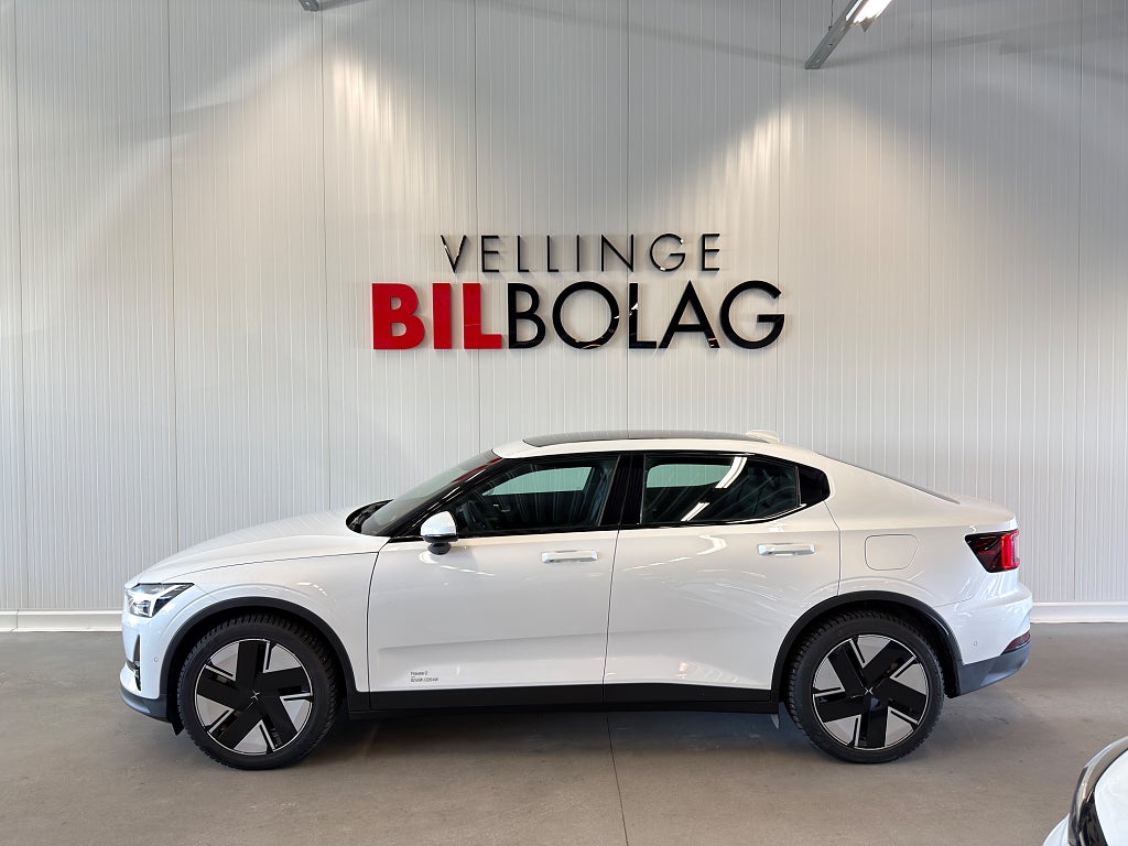 Polestar 2 Long Range Single Motor 360 Navi Skinn Rattvärme Pano
