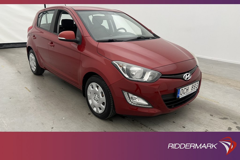 Hyundai i20 1.1 CRDi Blue 75hk Premium Värmare Sensorer