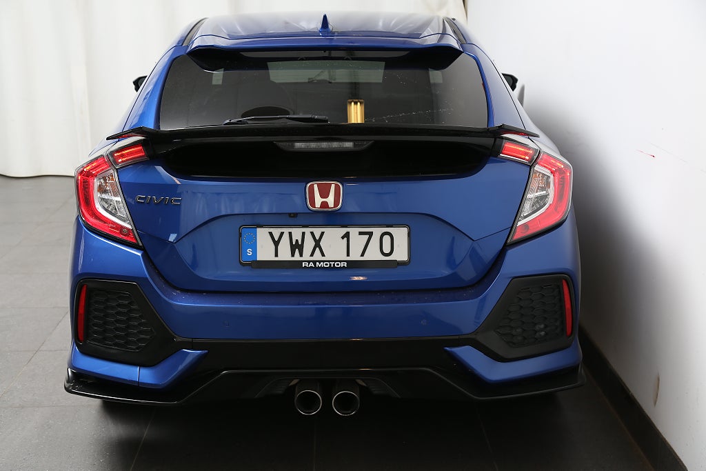 Honda Civic 1,5 i-VTEC Turbo 182hk Sport 5D Aut Navi 2017