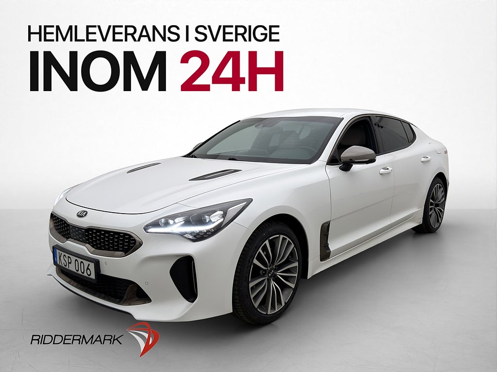 Kia Stinger 2.2 CRDi AWD 200hk GT-Line H/K-Ljud  HuD 360°