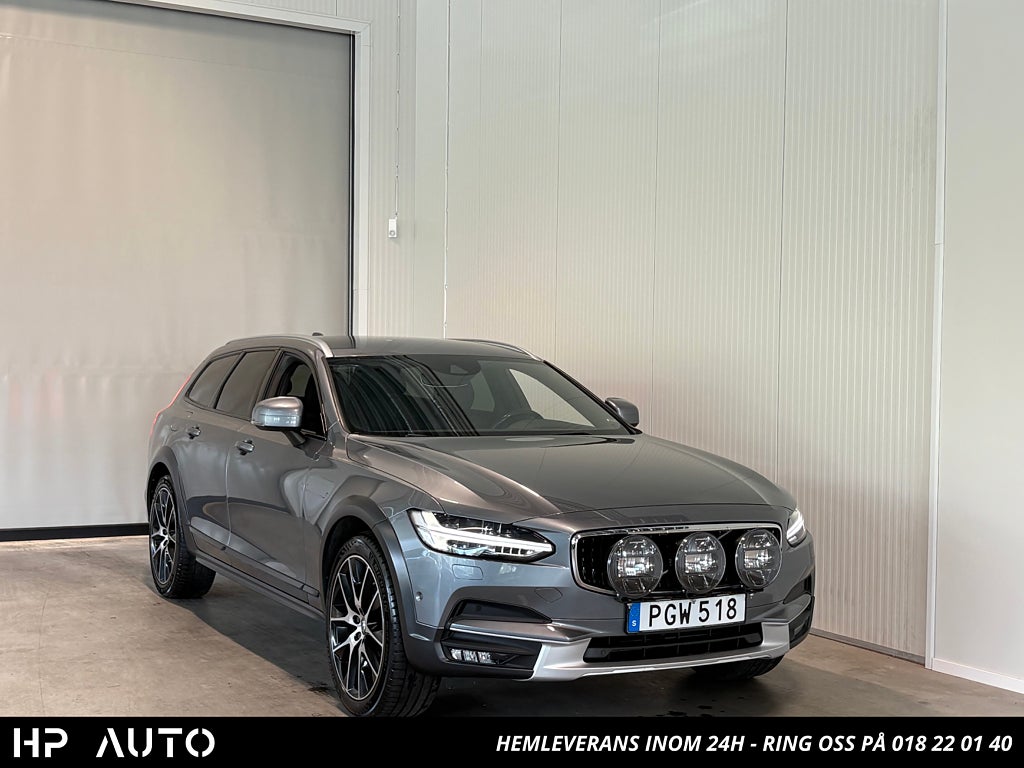 Volvo V90 Cross Country D4 AWD PRO Drag D-Värm Skinn Kamera Navi Elstol S&V