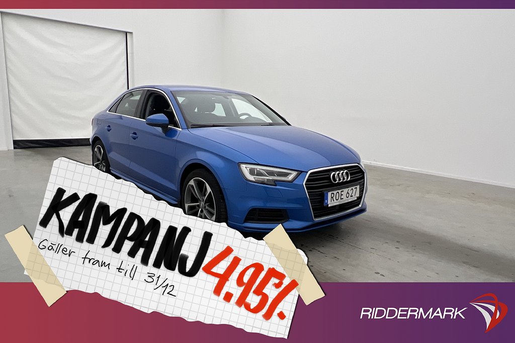 Audi A3 Sedan 1.5 TFSI 150hk Proline Adaptiv-f 4,95% Ränta