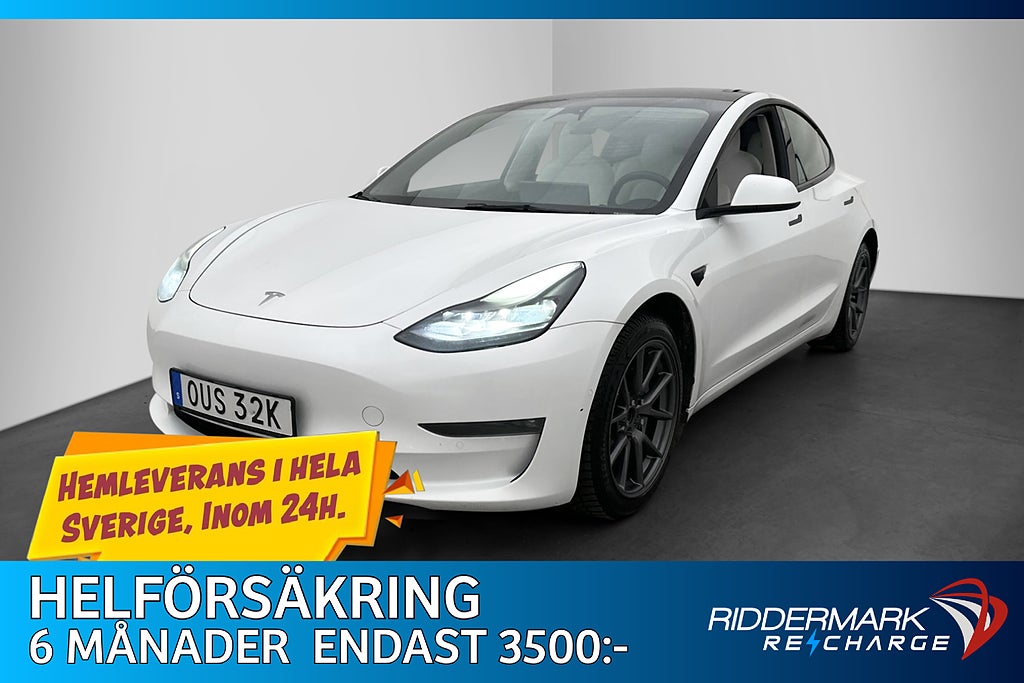 Tesla Model 3 Long Range AWD Svensksåld Autopilot MOMS