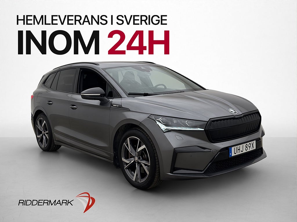 Skoda Enyaq 80x Sportline Värmare Kamera Matrix Drag MOMS